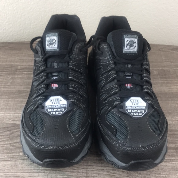 Skechers Work Men's Grinnel Relaxed Fit Size 8.5 - Picture 1 of 11